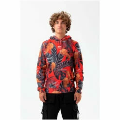 Hype. X KFC Palm Print Black Hoodie -Hype Shop unnamed file 3163