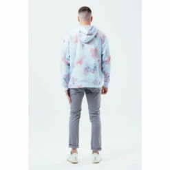 Hype. Blue Watercolour Mens Oversized Hoodie -Hype Shop unnamed file 3166