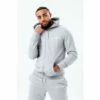 Hype Grey Marl Scribble Zip Hoodie