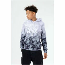 Hype. Boys Black Acid Wash Fade Script Hoodie 6 Hype. Boys Black Acid Wash Fade Script Hoodie -Hype Shop unnamed file 3249
