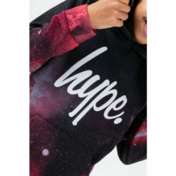 Hype. Red Intergalatic Script Hoodie -Hype Shop unnamed file 3253