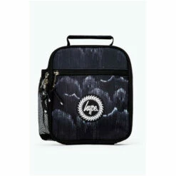 Hype. Black Mono Wave Drip Lunch Box -Hype Shop unnamed file 3466