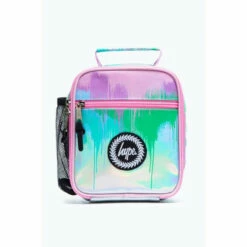 Hype. Pink Drip Holographic Lunch Bag