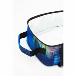 Hype. Navy Blue Watercolour Drips Crest Lunchbox -Hype Shop unnamed file 3566