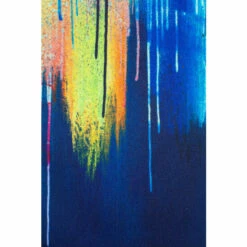 Hype. Navy Blue Watercolour Drips Crest Lunchbox -Hype Shop unnamed file 3567