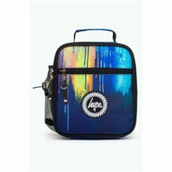 Hype. Navy Blue Watercolour Drips Crest Lunchbox -Hype Shop unnamed file 3570