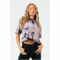 Hype. Black Berry Dye T-Shirt -Hype Shop unnamed file 365