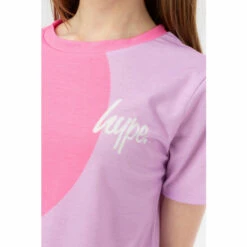 Hype. Girls Pink Floral Ying Yang Script T-Shirt -Hype Shop unnamed file 375