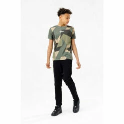 Hype. Boys Green Cut Camo Scribble T-Shirt -Hype Shop unnamed file 379