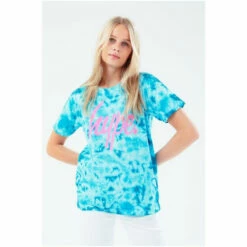 Hype. Older Girls Blue T-Shirts -Hype Shop unnamed file 392
