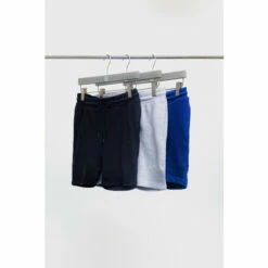 Hype. Black/Grey/Navy 3 Pack Kids Shorts