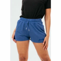 Hype. Navy Blue High Waisted Baggy Jersey Shorts