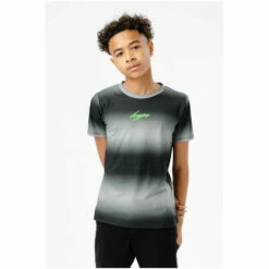 Hype. Boys Black Flicker Gradient Scribble T-Shirt -Hype Shop unnamed file 397