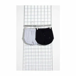 Hype. Black/Grey Two Pack Kids Runner Shorts 5 Hype. Black/Grey Two Pack Kids Runner Shorts -Hype Shop unnamed file 3971