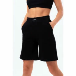Hype. Womens Boxer Black Scribble Shorts