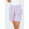 Hype. Purple Reverse Loop Back Shorts -Hype Shop unnamed file 3982