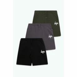 Hype Green Shorts Three Pack