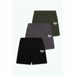 Hype Green Shorts Three Pack -Hype Shop unnamed file 3997
