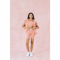 Hype. Womens Pink Rosette Tape Cycling Shorts