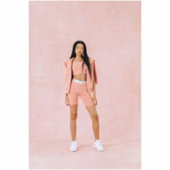 Hype. Womens Pink Rosette Tape Cycling Shorts -Hype Shop unnamed file 4006