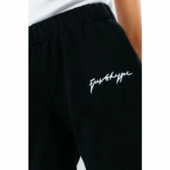 Hype. Black Reverse Loop Back Shorts -Hype Shop unnamed file 4028