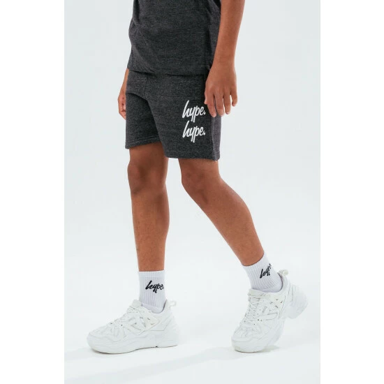 unnamed-file-4063.jpg Hype. Kids Dark Grey Double Logo Script Shorts -Hype Shop unnamed file 4063
