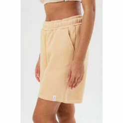 Hype. Hazelnut Brown Label Shorts -Hype Shop unnamed file 4068