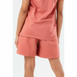 Hype. Pink Rosette Label Shorts -Hype Shop unnamed file 4073