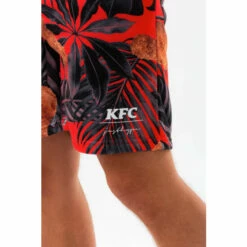 Hype. X KFC Red Palm Print Shorts -Hype Shop unnamed file 4079