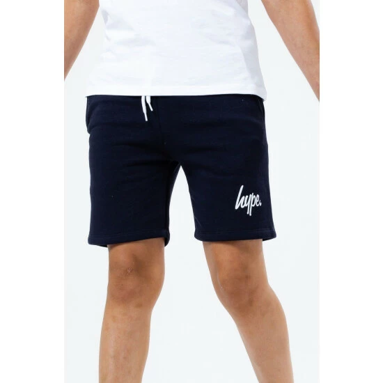 unnamed-file-4113.jpg Hype. Navy Blue Script Drawstring Kids Shorts -Hype Shop unnamed file 4113