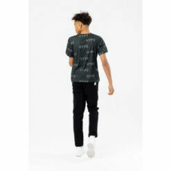 Hype. Boys Black Illusion T-Shirt -Hype Shop unnamed file 412