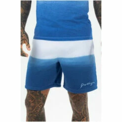 Hype Mens Blue Lake Fade Scribble Shorts -Hype Shop unnamed file 4125