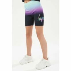 Hype. Black Midnight Mint Cycling Shorts