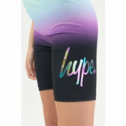 Hype. Black Midnight Mint Cycling Shorts -Hype Shop unnamed file 4132