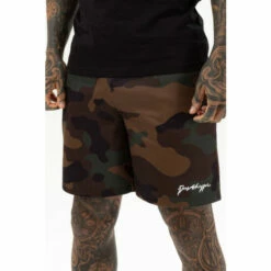 Hype. Khaki Green Classic Camo Scibble Shorts