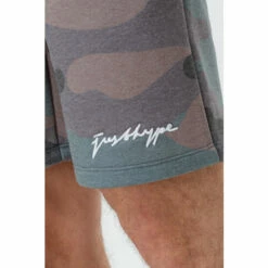 Hype. Khaki Green Classic Camo Scibble Shorts -Hype Shop unnamed file 4136