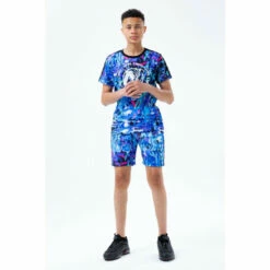 Hype. X Nerf Blue Grafiti Shorts