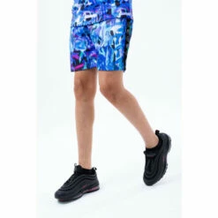 Hype. X Nerf Blue Grafiti Shorts -Hype Shop unnamed file 4140