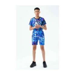 Hype. X Nerf Blue Grafiti Shorts -Hype Shop unnamed file 4143