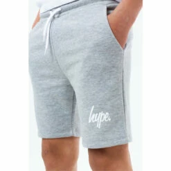 Hype. Grey Script Kids Jersey Shorts 4 Hype. Grey Script Kids Jersey Shorts -Hype Shop unnamed file 4146