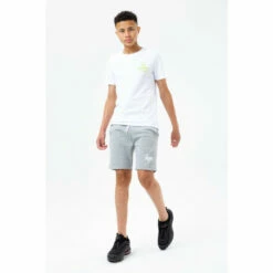 Hype. Grey Script Kids Jersey Shorts 5 Hype. Grey Script Kids Jersey Shorts -Hype Shop unnamed file 4147