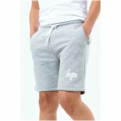 Hype. Grey Script Kids Jersey Shorts 6 Hype. Grey Script Kids Jersey Shorts -Hype Shop unnamed file 4148