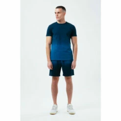 Hype. Mens Blue Fade Shorts 4 Hype. Mens Blue Fade Shorts -Hype Shop unnamed file 4163