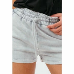 Hype. Grey High Waisted Baggy Jersey Shorts -Hype Shop unnamed file 4193