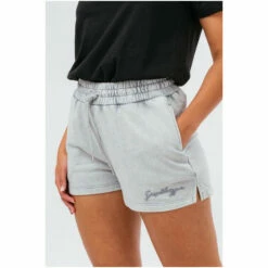 Hype. Grey High Waisted Baggy Jersey Shorts -Hype Shop unnamed file 4195