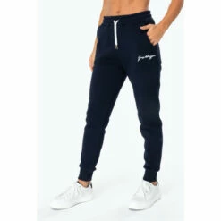Hype Navy Blue Scribble Joggers