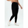Hype. Womens Black Exposed Overlock Justhype Joggers -Hype Shop unnamed file 4208
