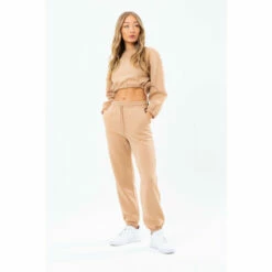 Hype. Womens Natural Sand Drawcord Joggers -Hype Shop unnamed file 4229