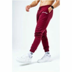 Hype. Mens Scribble Logo Joggers Burgundy 6 Hype. Mens Scribble Logo Joggers Burgundy -Hype Shop unnamed file 4236