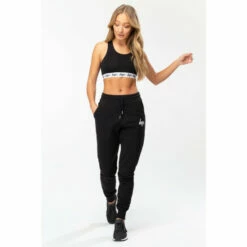 Hype. Black & White Script Women's Joggers -Hype Shop unnamed file 4239